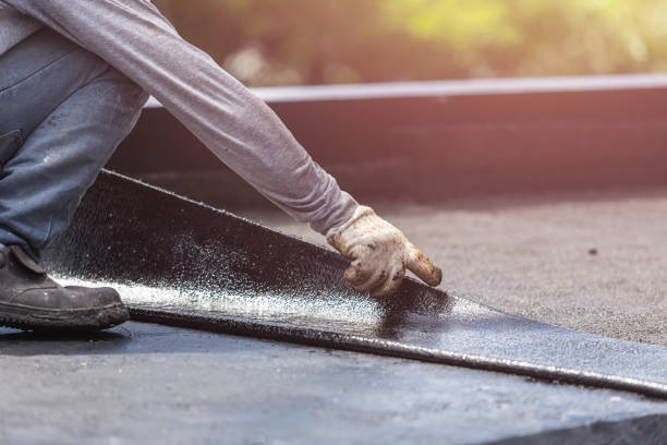 Waterproofing specialist at work in Gowen, Gowen, MI